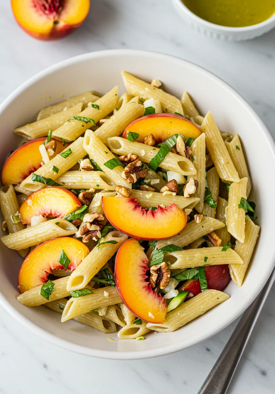 Peachy Pasta Salad - tertiary view